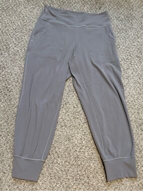 Lululemon Align Gray Crop Jogger Pants Size 6